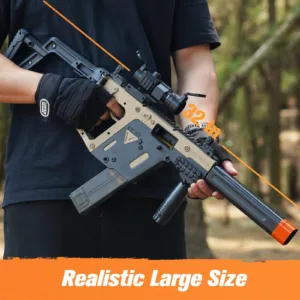Foam Blaster with Soft Bullets, Outdoor Toy Acitivity, 18+ (DesertVic) - Image 4