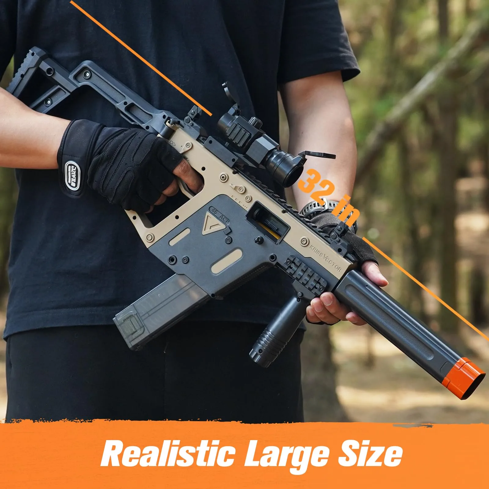 Foam Blaster with Soft Bullets, Outdoor Toy Acitivity, 18+ (DesertVic) - Image 4