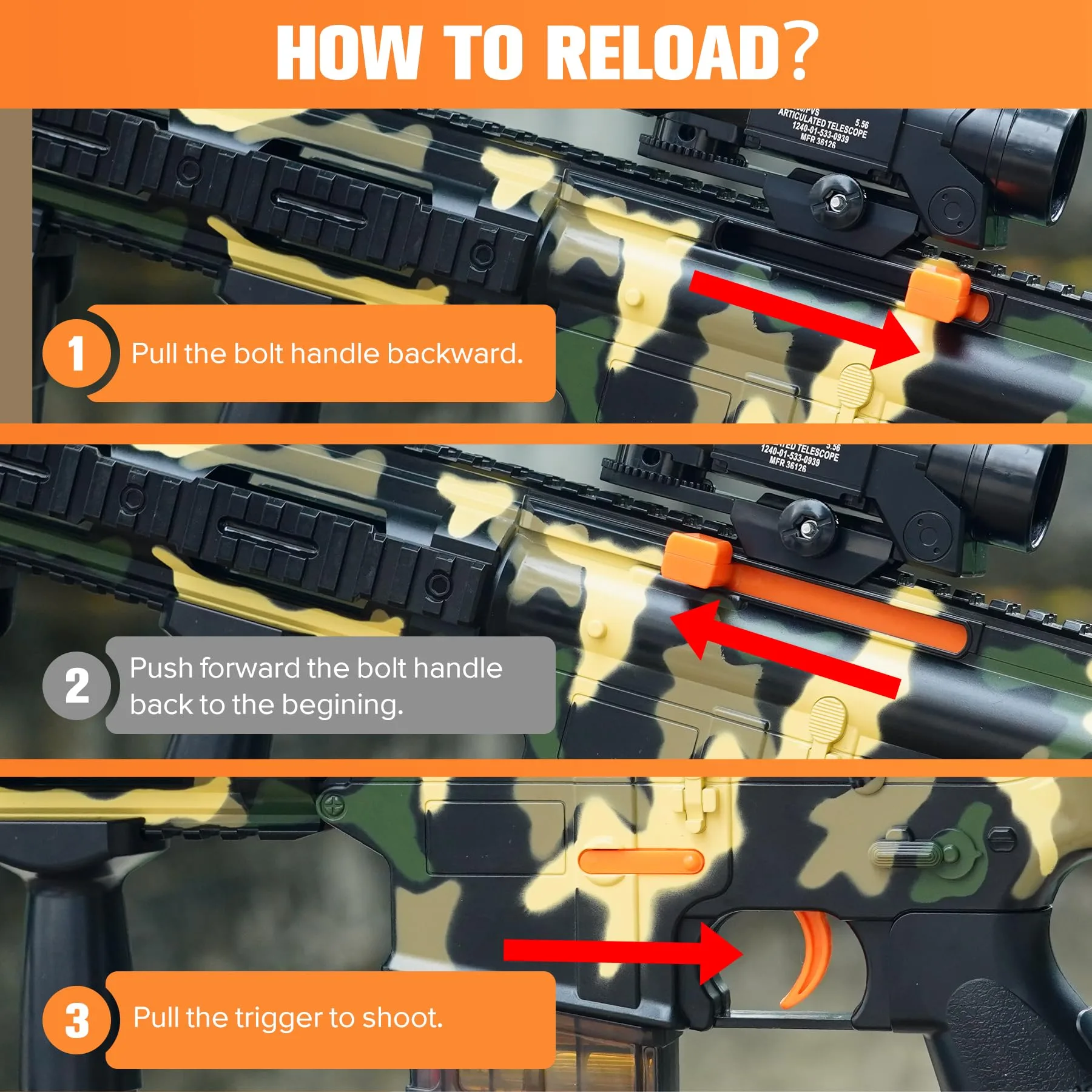 Manul Foam Blaster with Soft Bullets - Image 5