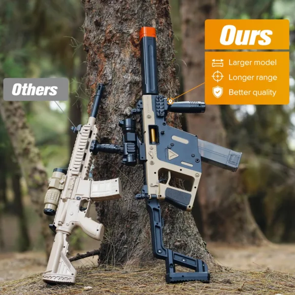 Foam Blaster with Soft Bullets, Outdoor Toy Acitivity, 18+ (DesertVic)