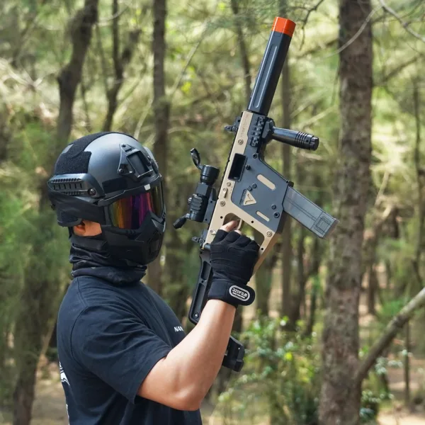 Foam Blaster with Soft Bullets, Outdoor Toy Acitivity, 18+ (DesertVic)